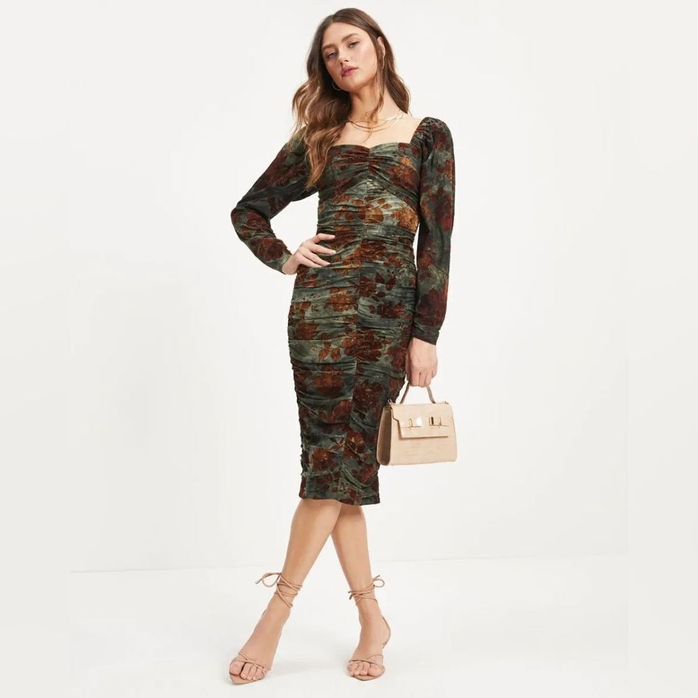 Vici Cheers To Me Ruched Dress